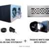 cul-de-sac dual fan kit + heritage vent